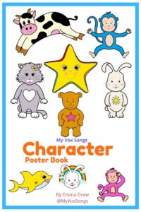 character poster Nursery Rhyme books
